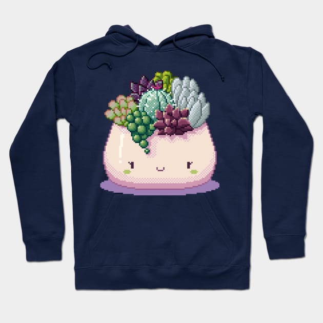 Succulent Momma Pot Hoodie by gabdoesdesign